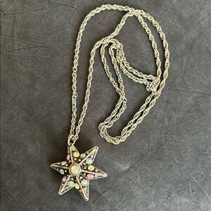 Multicolor Star Pendant Necklace